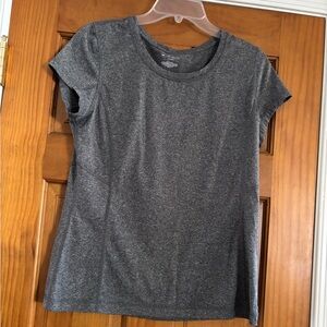 Tek Gear Charcoal Short Sleeve size L Exercise Tee